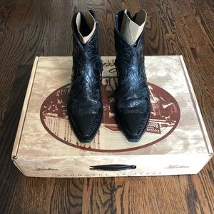 Lucchese black booties
